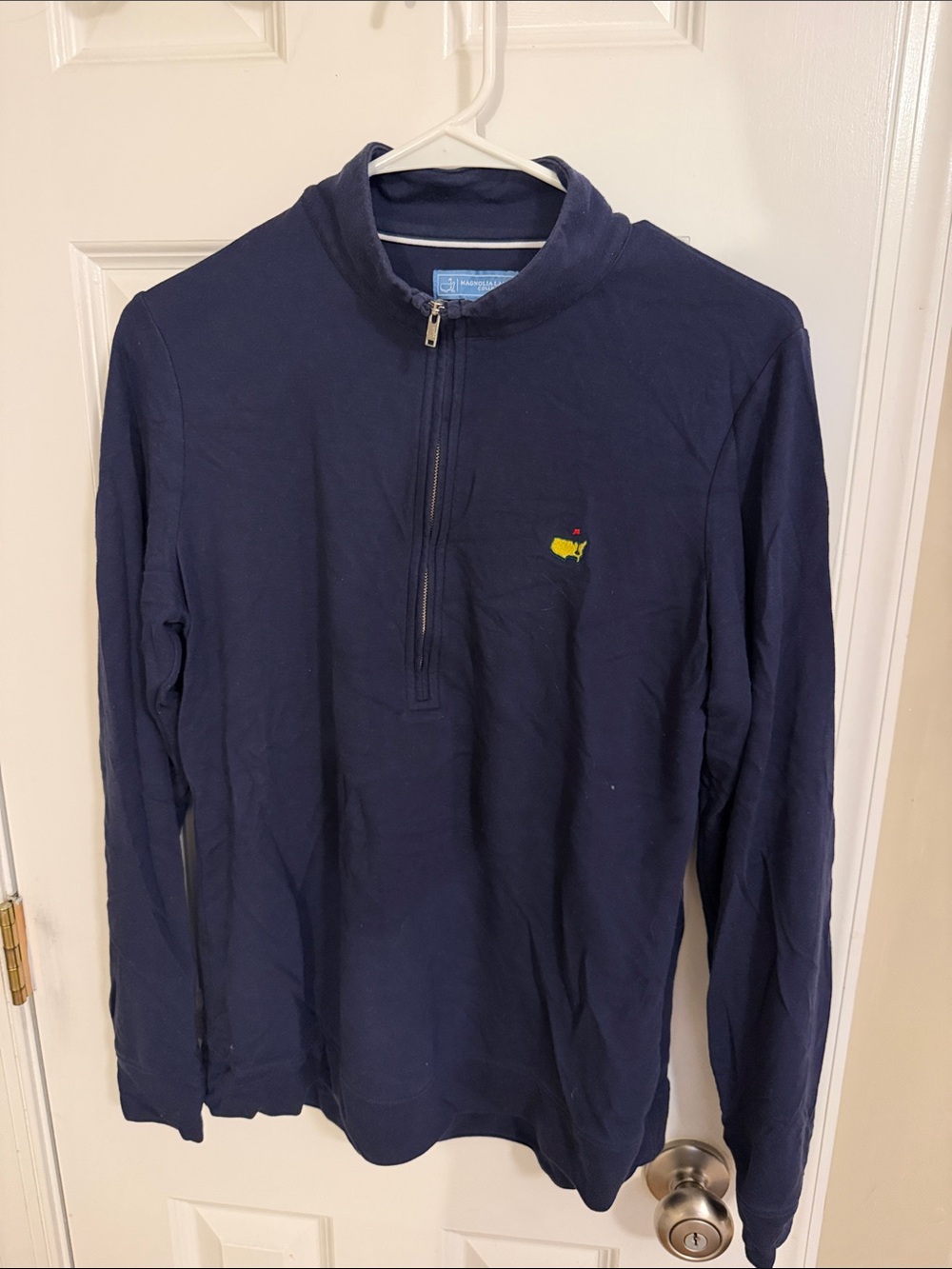 Masters Magnolia Lane navy pullover
